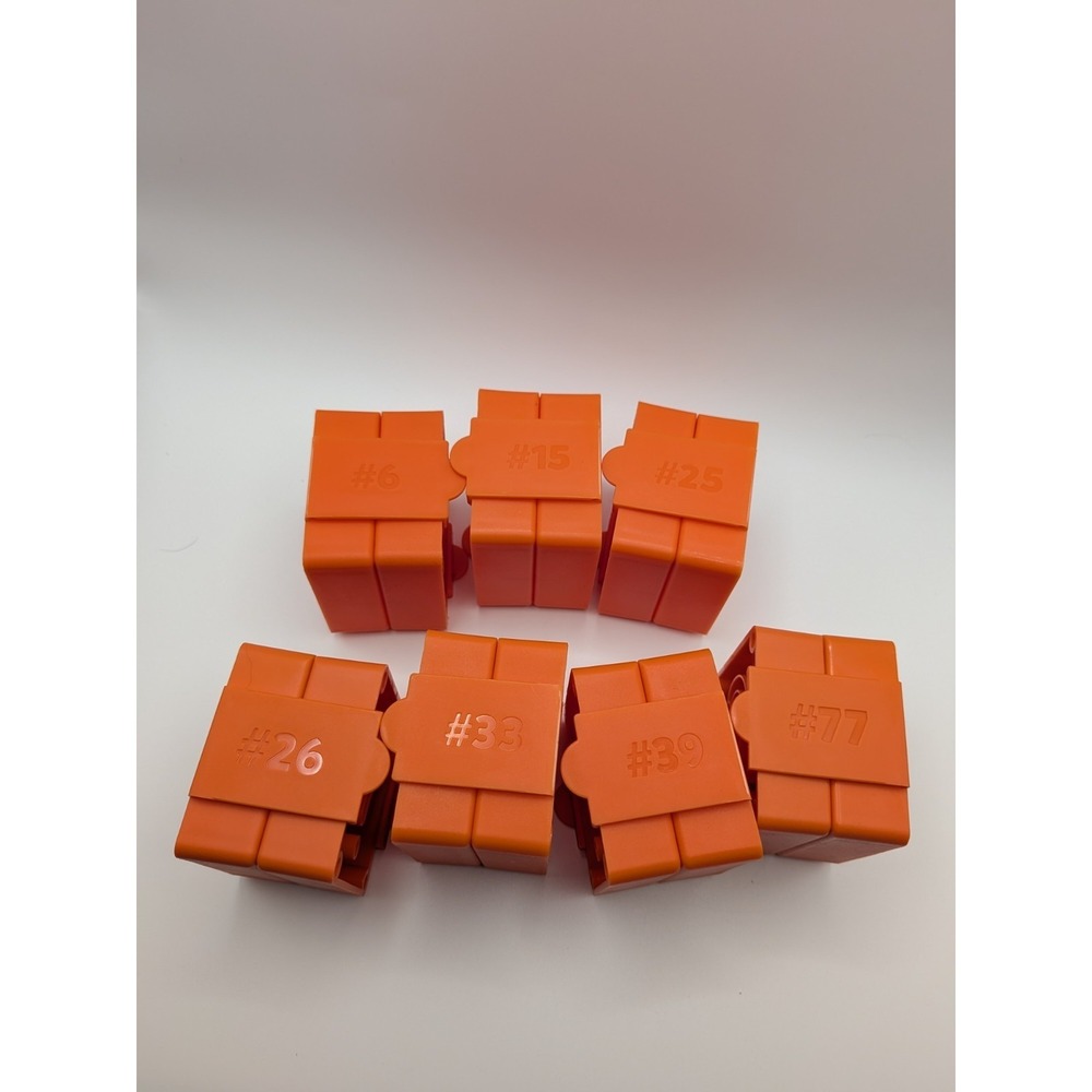 Elmer's Squishies Orange Mystery Molds Lot MOLDS ONLY #6 #15 #25 #26 #33 #39 #77